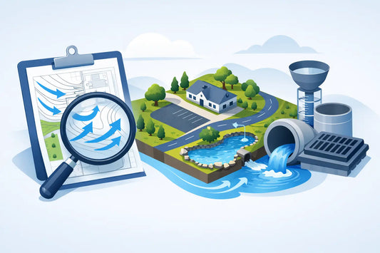 What a Site Plan Drainage Report Covers