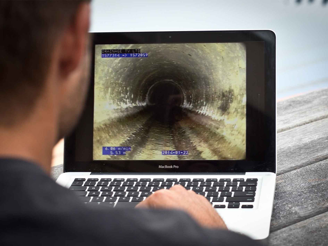 CCTV drain inspection camera inside Auckland drain pipe